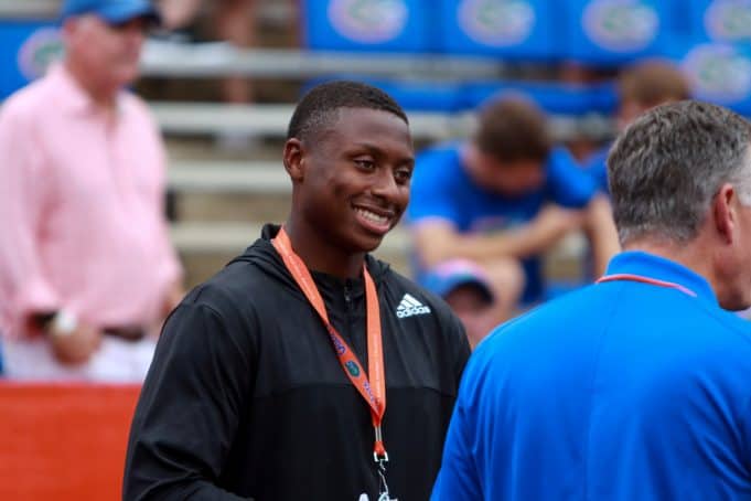 2024 quarterback DJ Lagway visiting Gainesville for the Kentucky game- 1280x853