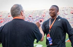 2024 quarterback DJ Lagway before the Florida Gators take on the LSU Tigers-1280x853