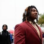 Florida Gators defensive lineman Gervon Dexter at Gator Walk before UGA-1280x853