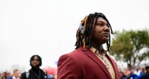 Florida Gators defensive lineman Gervon Dexter at Gator Walk before UGA-1280x853