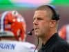 Florida Gators head coach Billy Napier coaching against UGA- 1280x853