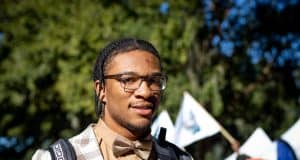 Florida Gators quarterback Anthony Richardson at Gator Walk before Eastern Washington- 1280x853