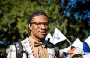 Florida Gators quarterback Anthony Richardson at Gator Walk before Eastern Washington- 1280x853