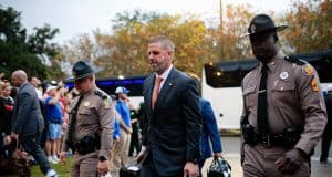 Florida Gators head coach BIlly Napier before the FSU game-1280x853