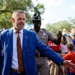 Florida Gators head coach Billy Napier at Gator Walk before the South Carolina game- 1280x853