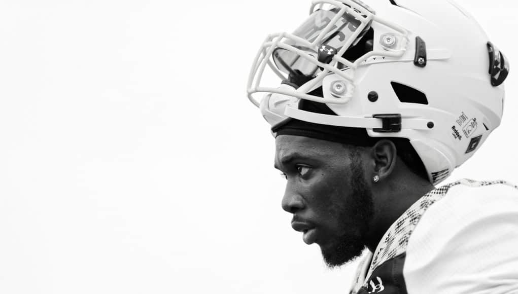 Florida Gators Football signee safety Jordan Castell during the second day of practice for the 2023 Under Armour All-America game- 1280x853