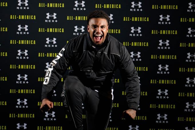 Florida Gators defensive line signee Will Norman at Under Armour Media Day- 1280x853