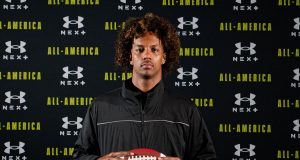 Florida Gators quarterback signee Jaden Rashada at Under Armour check-in