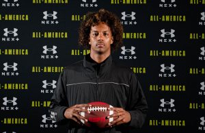 Florida Gators quarterback signee Jaden Rashada at Under Armour check-in