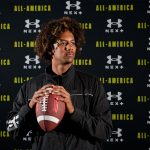 Florida Gators quarterback Jaden Rashada at the Under Armour All-American game- 1280x853