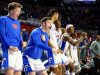 Florida Gators' basketball team celebrates a win over the Georgia Bulldogs-1280x853