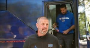Florida Gators football head coach Billy Napier before the Orange and Blue game- 1280x853