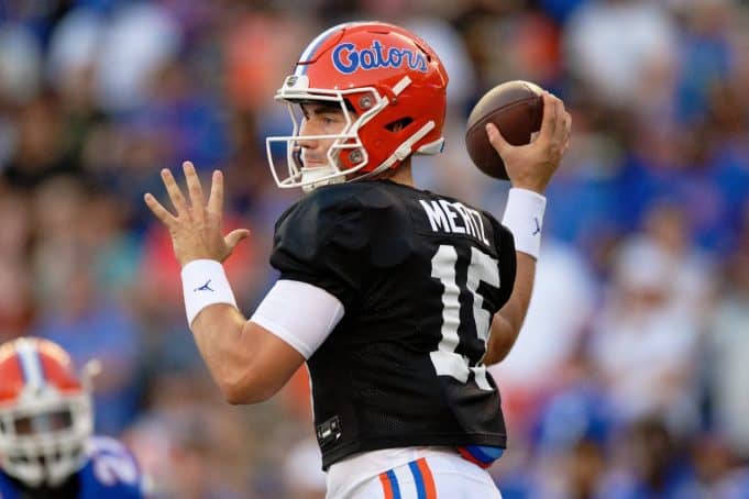 Florida Gators quarterback Graham Mertz during the spring game- 1280x853
