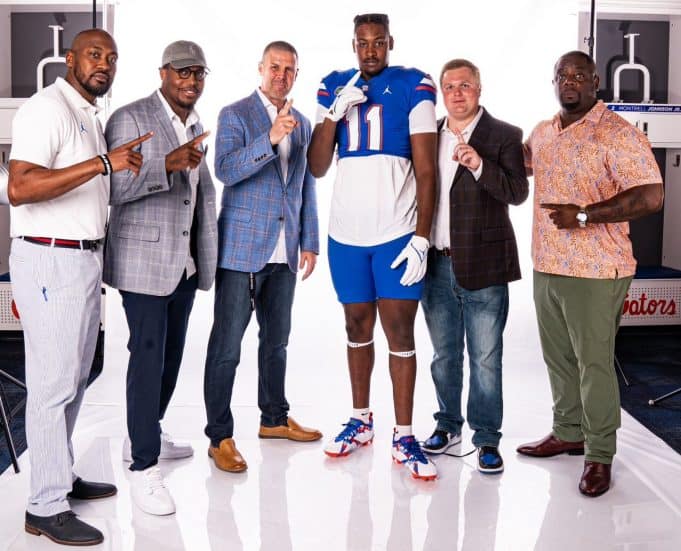 Defensive end LJ McCray on his official visit to Florida- 1280x1035