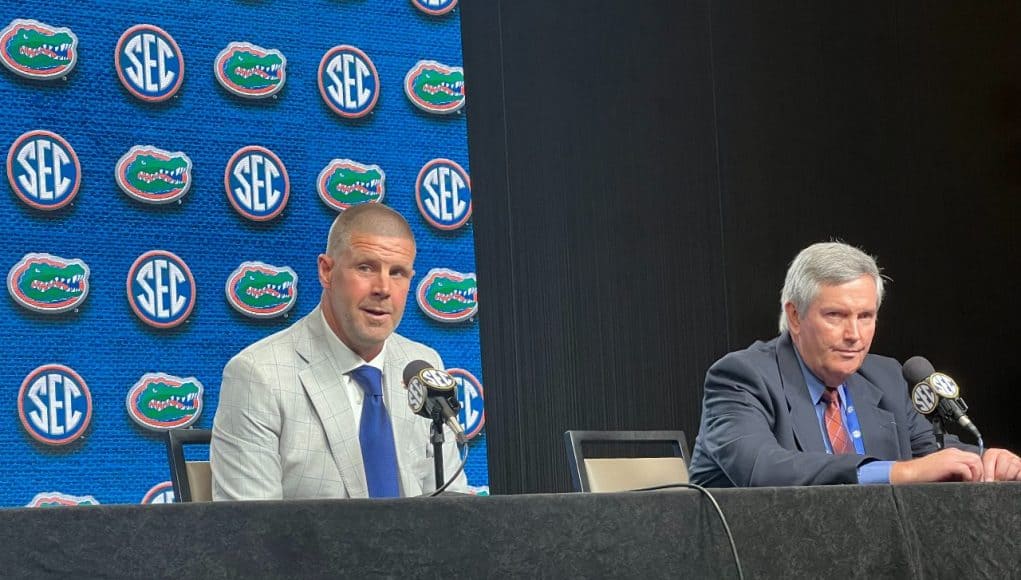 Billy Napier at SEC Media Days 2023- 1280x960