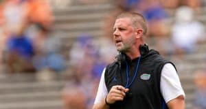 Florida Gators head coach Billy Napier during fall camp in the Swamp- 1280x853