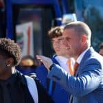 Florida Gators head coach Billy Napier at Gator Walk before the McNeese State- 1280x853