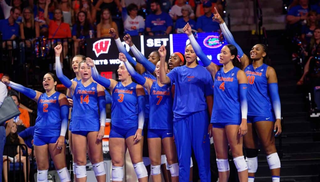 Florida Gators volleyball takes on Wisconsin- 1280x853