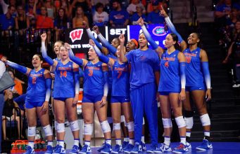 Florida Gators volleyball takes on Wisconsin- 1280x853