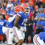 Florida Gators linebacker Derek Wingo against Charlotte.- 1280x853