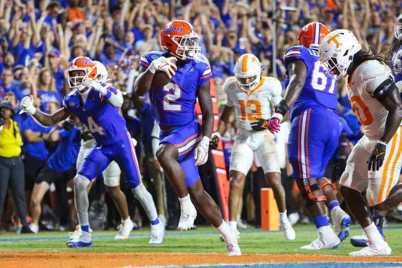 Florida gators football score store