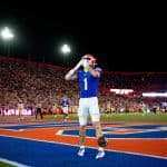 Florida Gators wide receiver Ricky Pearsall scores against McNeese State- 1280x853