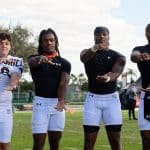 Florida Gators signees Bobby Engstler, Myles Graham, Aaron Chiles Jr, and DJ Lagway at the Under Armour Game- 1280x853