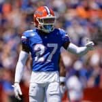 Florida Gators defensive back Dijon Johnson during the Orange and Blue game- 1280x853