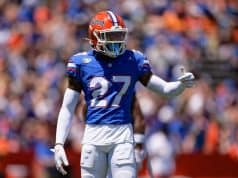 Florida Gators defensive back Dijon Johnson during the Orange and Blue game- 1280x853