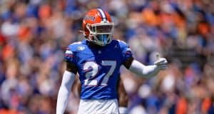 Florida Gators defensive back Dijon Johnson during the Orange and Blue game- 1280x853