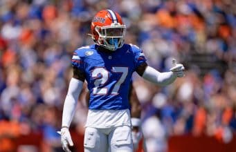 Florida Gators defensive back Dijon Johnson during the Orange and Blue game- 1280x853