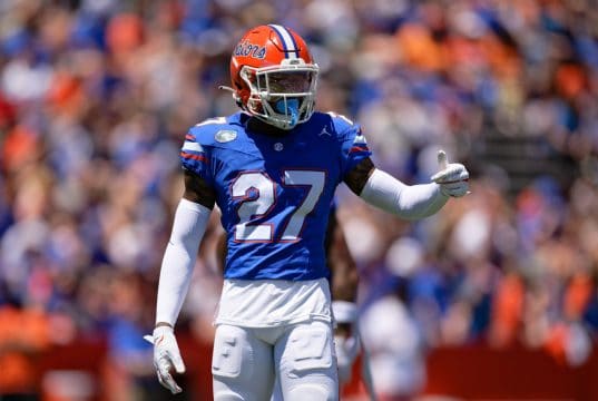 Florida Gators defensive back Dijon Johnson during the Orange and Blue game- 1280x853