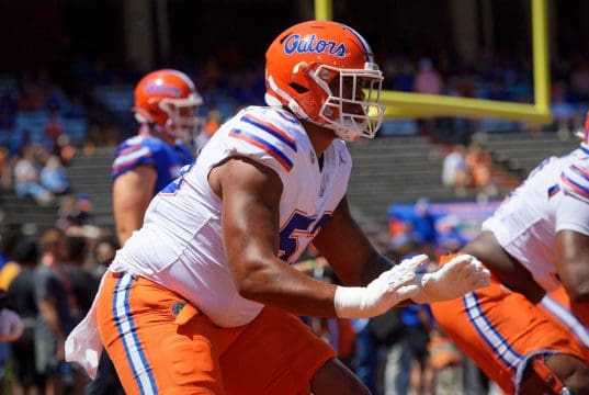 Florida ‘really close’ to deciding starting offensive line