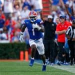 Florida Gators running back Montrell Johnson runs against Miami.- 1280x853