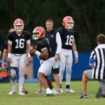 Florida Gators QB DJ Lagway at fall practice- 1280x853