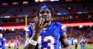 Florida Gators running Jadan Baugh after scoring five touchdowns against Kentucky- 1280x853