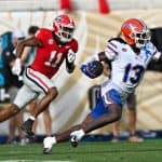 Florida Gators Defensive back Aaron Gates picks off a Georgia pass- 1280x853