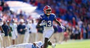 Florida Gators running back Jadan Baugh scores against Ole Miss- 1280x853