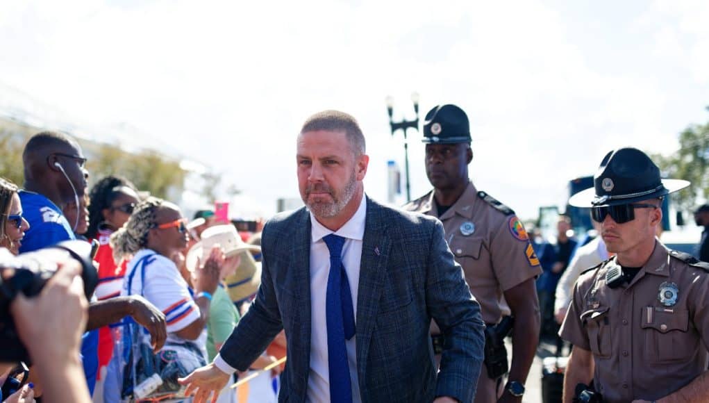 Florida Gators head coach Billy Napier ahead of the Georgia game-1280x853