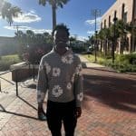 Receiver Jaime FFrench during his UF official visit- 1280x853