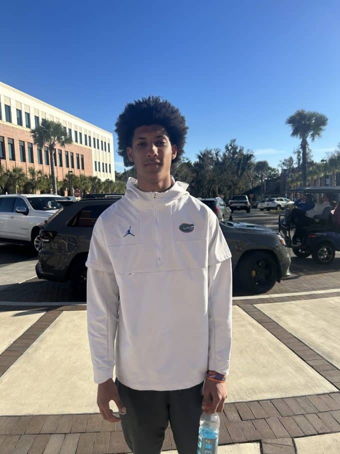 Defensive back Ayden Pouncey at UF junior day- 960x1280