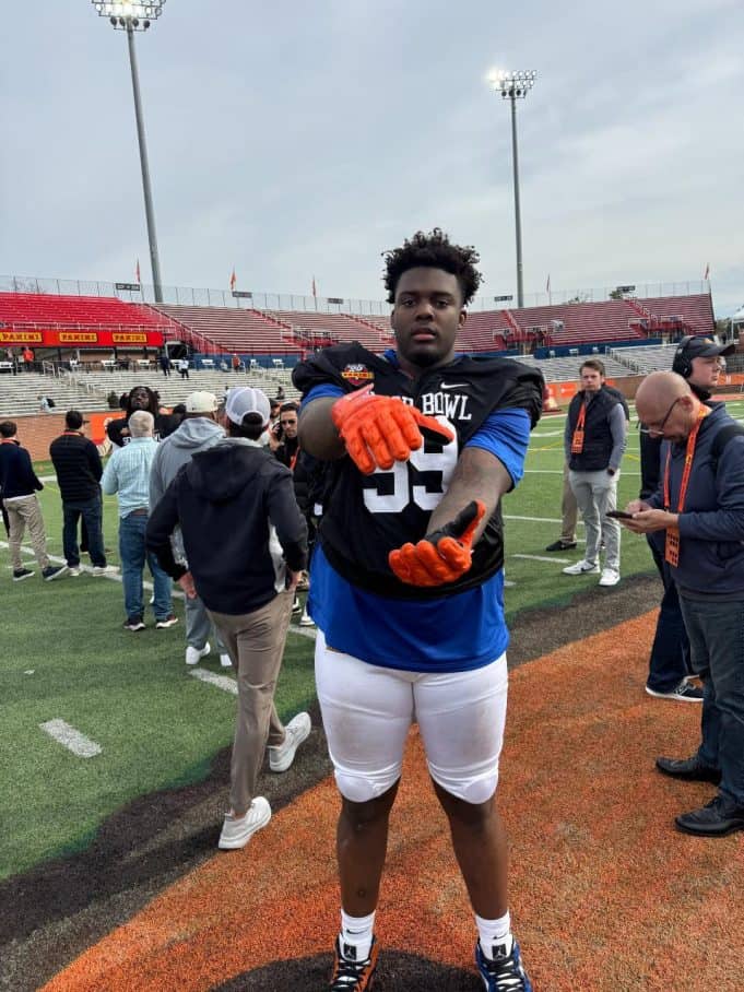 Florida Gators defensive lineman Cam Jackson at the Senior Bowl- 960x1280