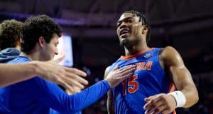 Florida Gators guard Alijah Martin after the Florida Gators win over Texas-1280x853