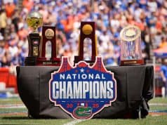 Florida Gators basketball celebration in the Swamp- 1280x859