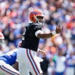 Florida Gators QB DJ Lagway during the Orange and Blue spring game- 1280x853