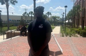 Offensive lineman Felix Ojo during his official visit to Florida- 1280x1318