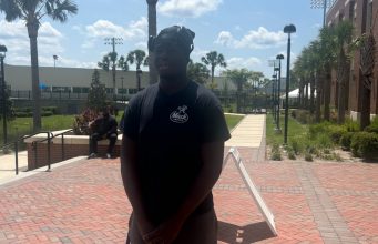 Offensive lineman Felix Ojo during his official visit to Florida- 1280x1318