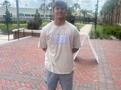 DE/OLB Jake Kreul during his official visit to Gainesville- 960x963