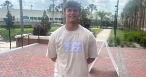 DE/OLB Jake Kreul during his official visit to Gainesville- 960x963