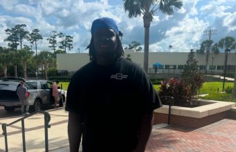 OL Desmond Green on his Florida Gators official visit-592x667